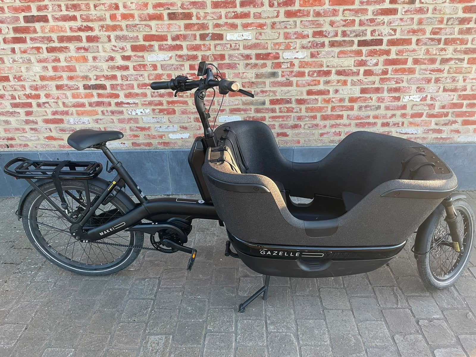 Gazelle Maki Travel SE + regenhuif + slot + 1j garantie, Ophalen, 3 kinderen, Elektrisch, Zo goed als nieuw