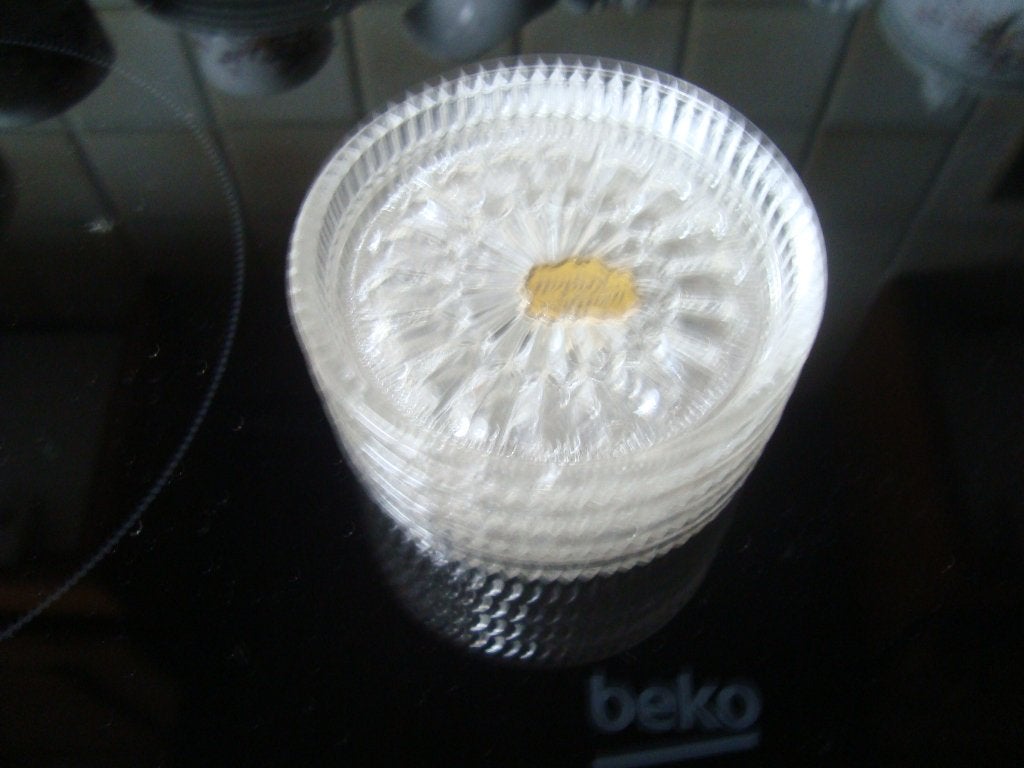4 Onderzetters voor glazen in 'Walther Glas'., Enlèvement, Verre ou Tasse