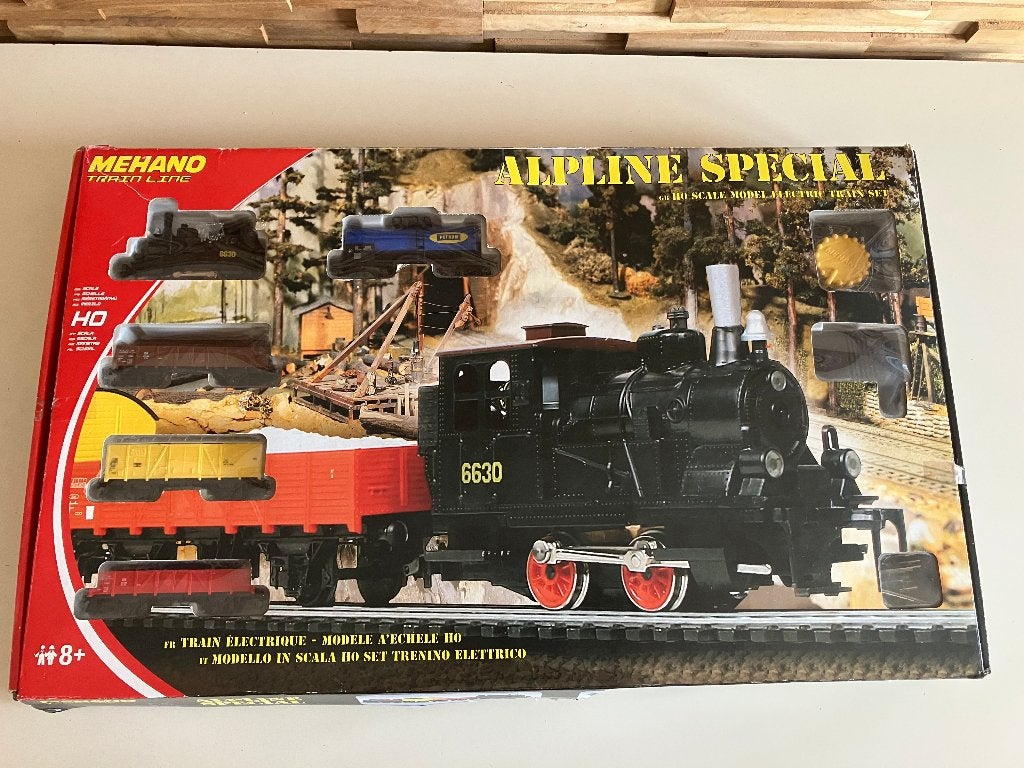 Mehano "Alpine Special" nog nieuw in de doos nooit gebruikt, Hobby en Vrije tijd, Modeltreinen | H0, Zo goed als nieuw, Treinset