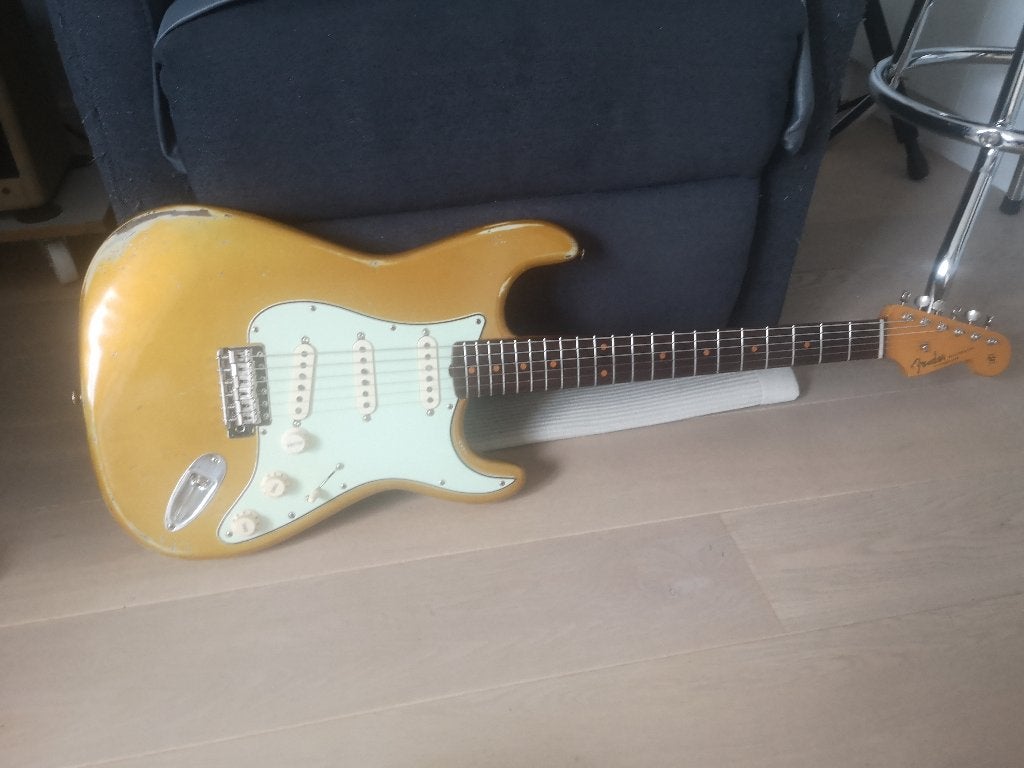Fender Stratocaster american vintage II 61 Amélioréé, Enlèvement, Comme neuf, Solid body, Fender