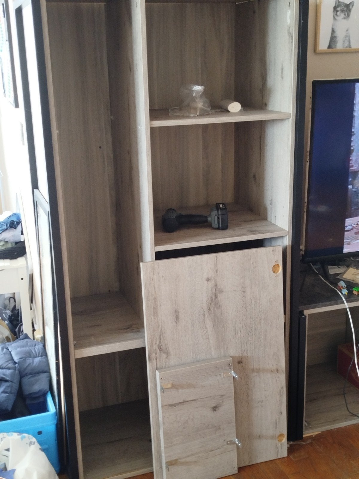 Eetkamerset zonder stoelen, Ophalen