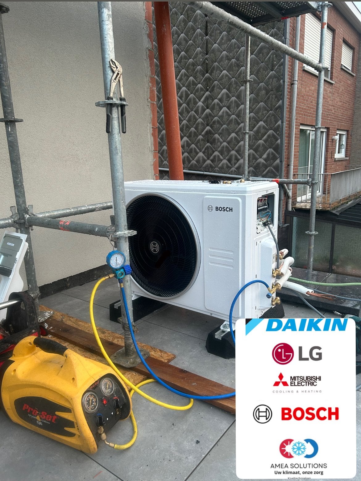 Koeltechnieker – Airco bijvullen, onderhoud en herstellingen, Koelen en Ontvochtigen, Timer, Nieuw, 3 snelheden of meer