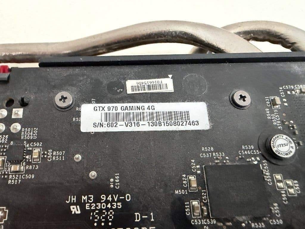 MSI GTX 970 Gaming 4G - videokaart, Computers en Software, Ophalen, Gebruikt, HDMI, GDDR5