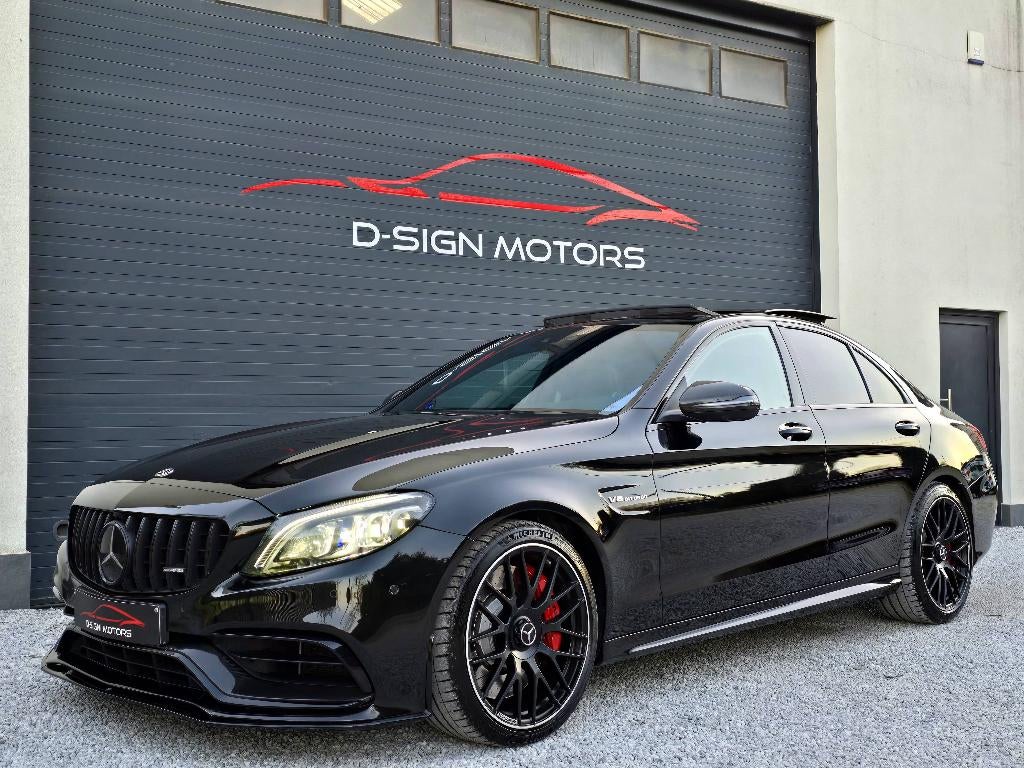 MERCEDES-BENZ C 63 S AMG V8 BI-TURBO (510ch) 2019 64.725km, Autos, Cuir, Achat, 375 kW, Entreprise