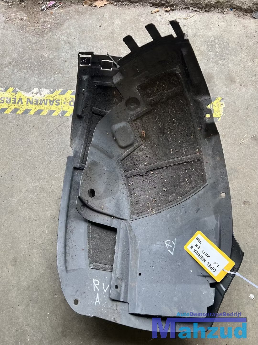 OPEL MERIVA B rechts voor modderkuip 2010-2017, Opel Automobile GmbH, Avant, Opel, Bahnhofsplatz 1
65423  Russelsheim am Main, DE