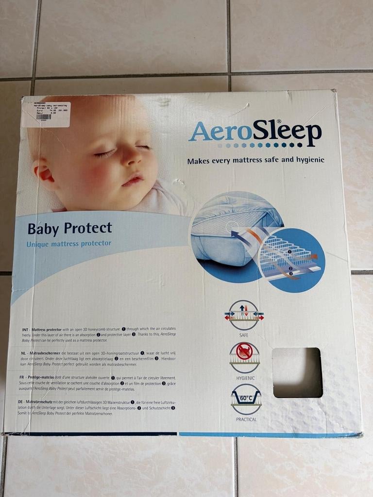 Aerosleep matrasbeschermer 60x120, Kinderen en Baby's, Kinderkamer | Beddengoed, Ophalen of Verzenden