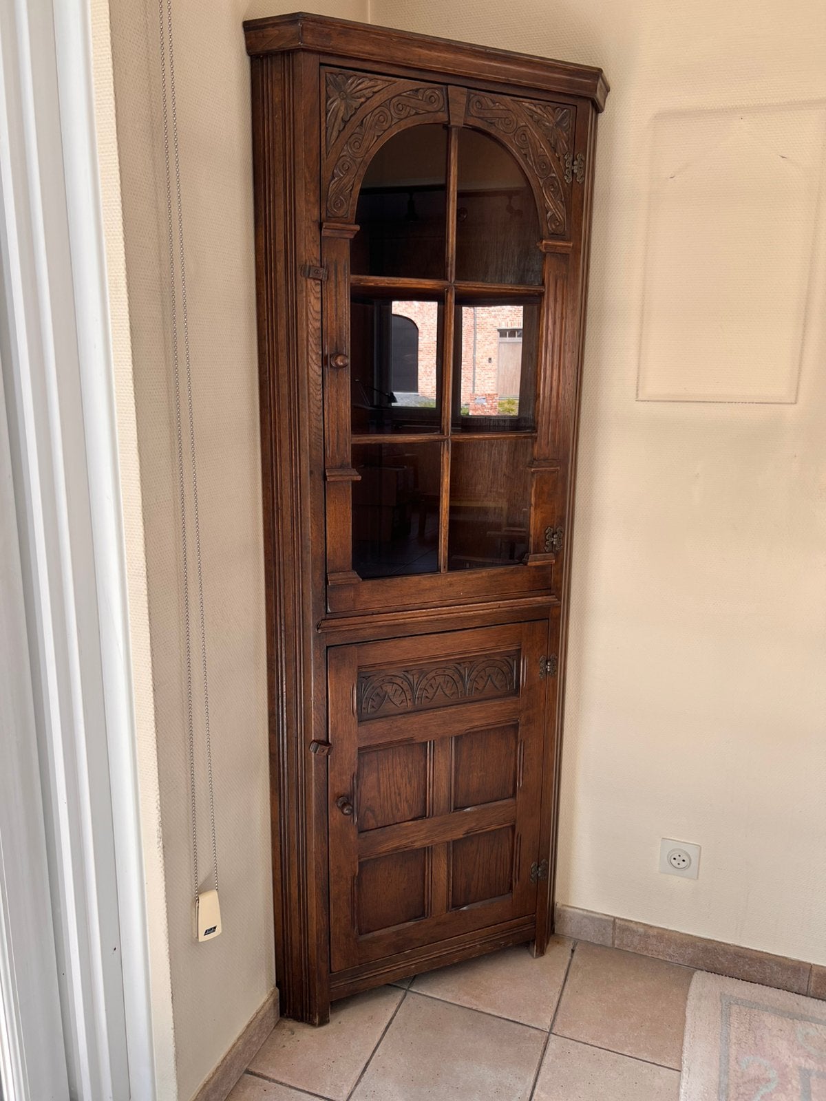 Armoire vitrine, Maison & Meubles, Enlèvement, Comme neuf
