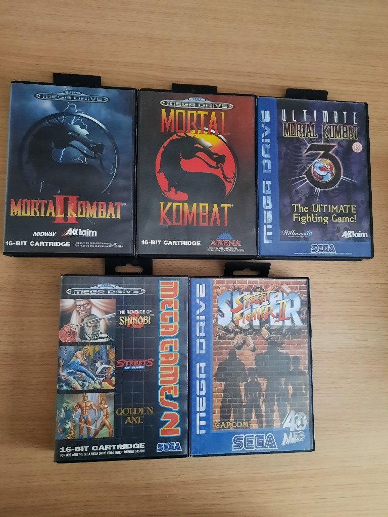 sega megadrive 2 + games, Games en Spelcomputers, Ophalen, Gebruikt, Vechten, 2 spelers