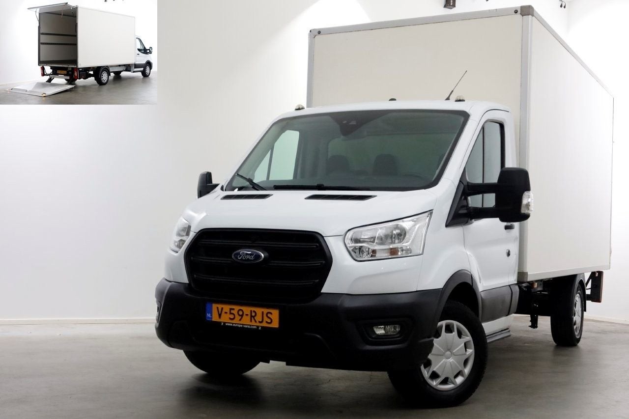 Ford Transit 350 2.0 TDCI 130pk RWD Trend Bakwagen met laadk, Bedrijf, Ford, Onderhoudsboekje, Te koop