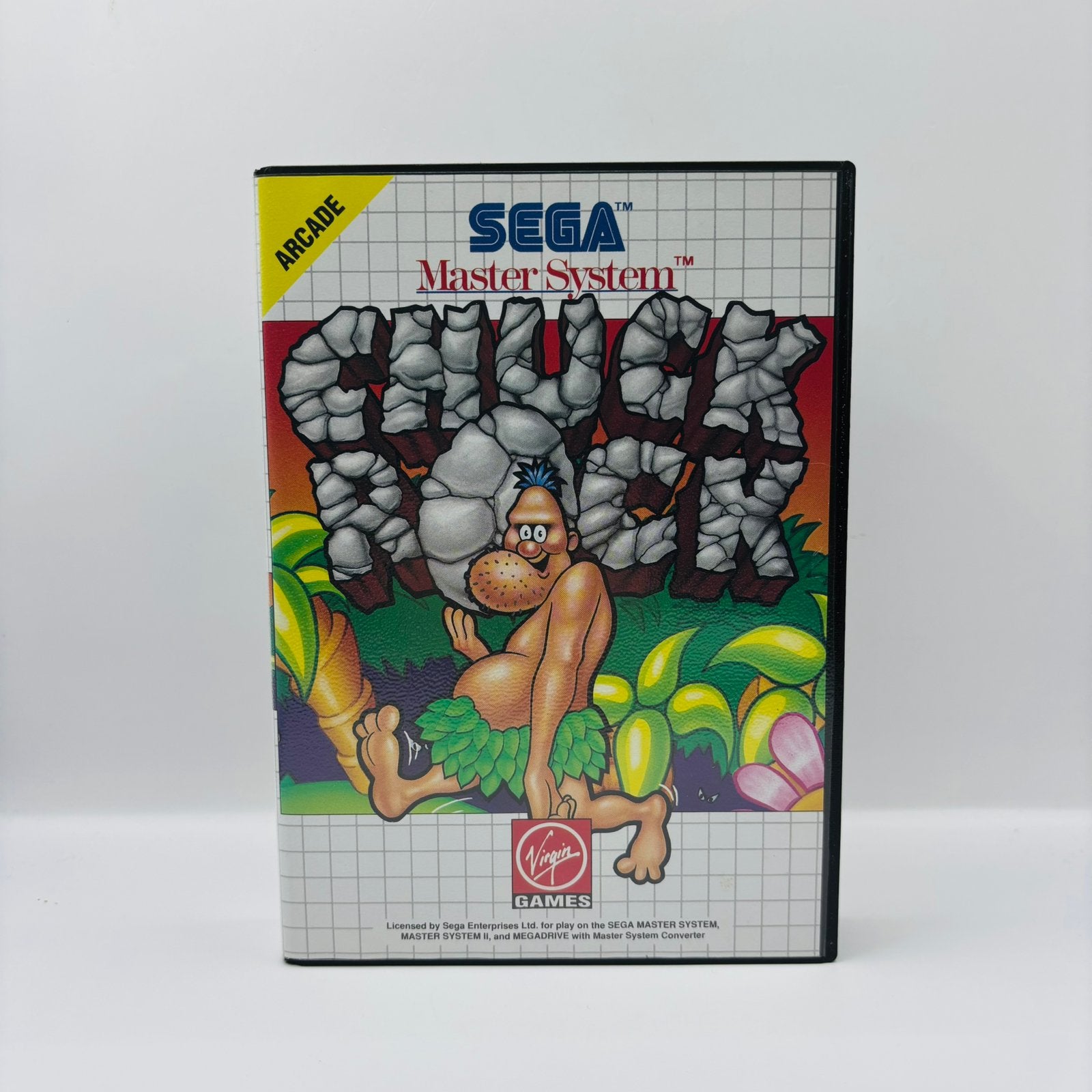 Chuck Rock Sega Master System, Avontuur en Actie, Ophalen of Verzenden, Zo goed als nieuw, Vanaf 3 jaar