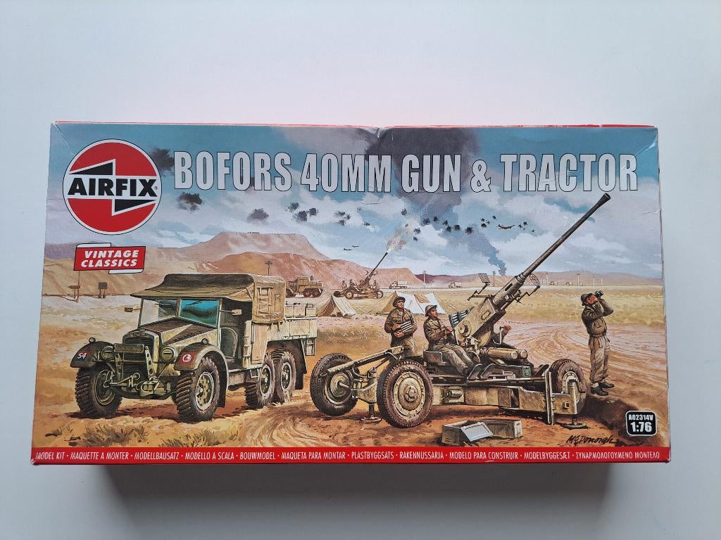 Airfix | Nr. 02314 | 1:72 (1:76) - Bofors 40mm Gun & Tractor, 1:50 of kleiner, Nieuw, Ophalen of Verzenden, Truck