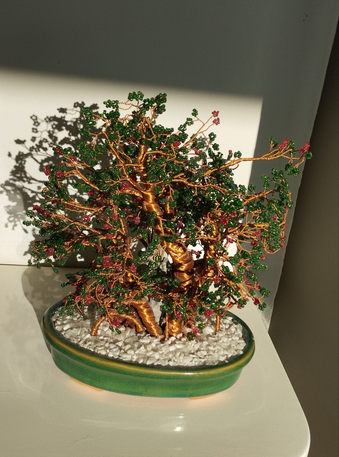 bonsaï, arbre de vie en perle, Enlèvement