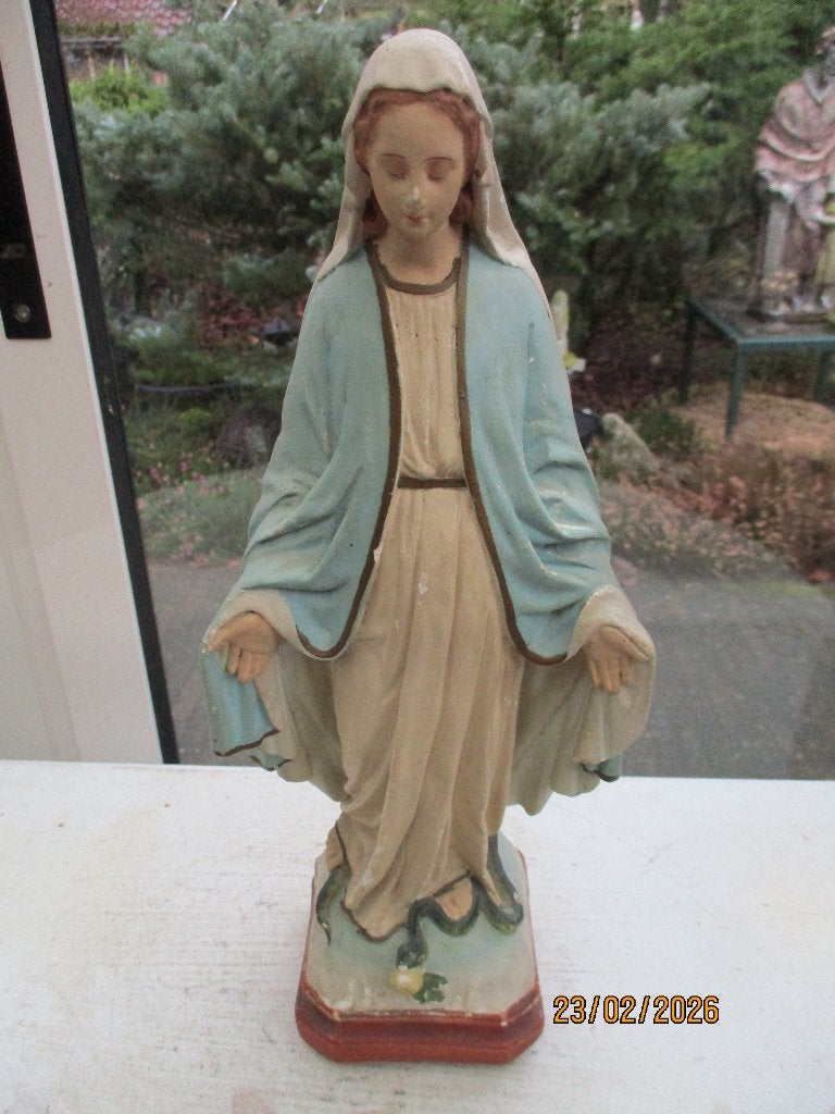 Te koop: Beeld Maria wonderdadige, Antiek en Kunst, Ophalen
