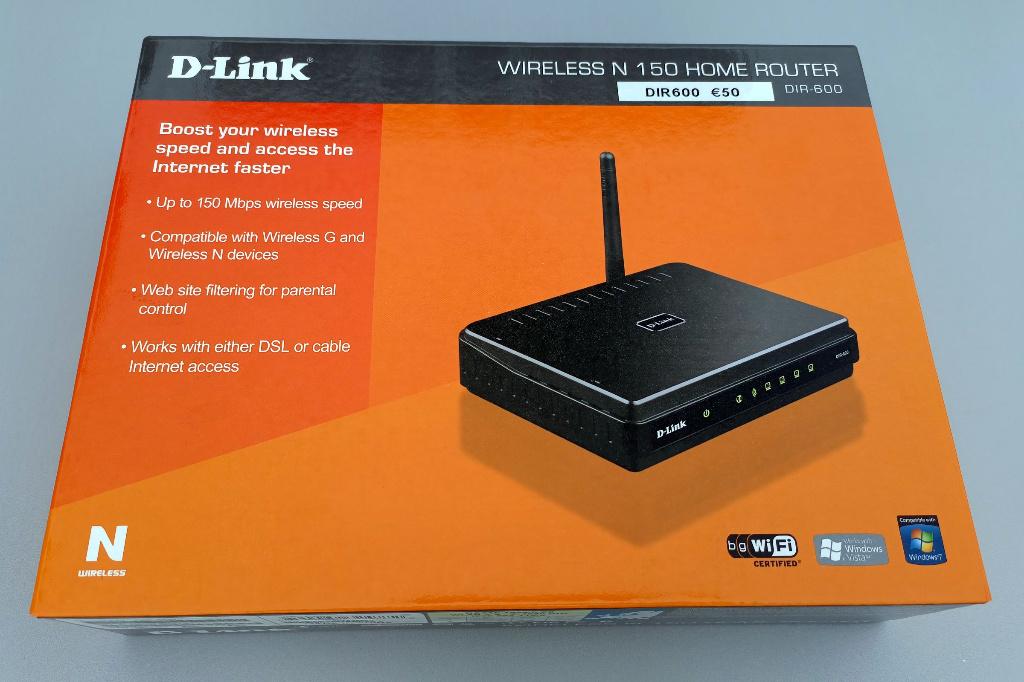 D-Link N150 Home Router DIR-600 *** NEW OLD STOCK *** 📡, Enlèvement ou Envoi, Neuf, Routeur, D-Link