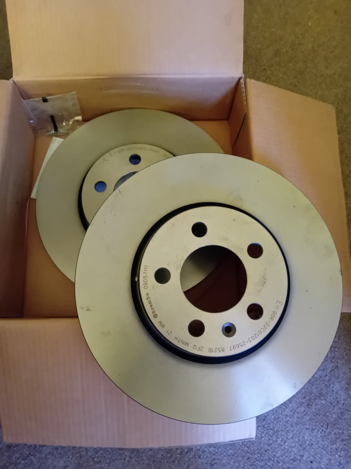 2 nieuwe brembo remschijven, Enlèvement, Audi