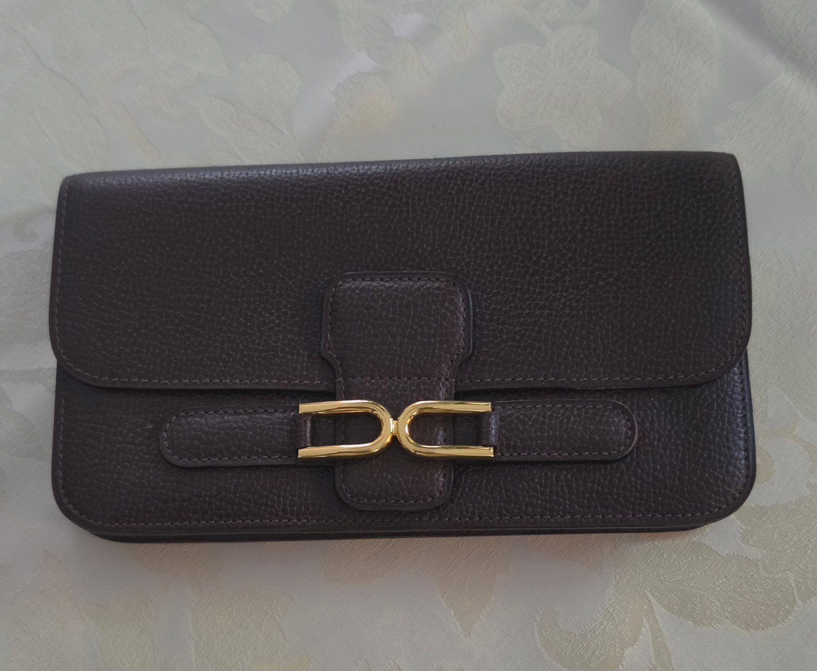 portefeuille marron Delvaux, Bijoux, Sacs & Beauté, Neuf, Autres marques, Cuir, Enlèvement ou Envoi