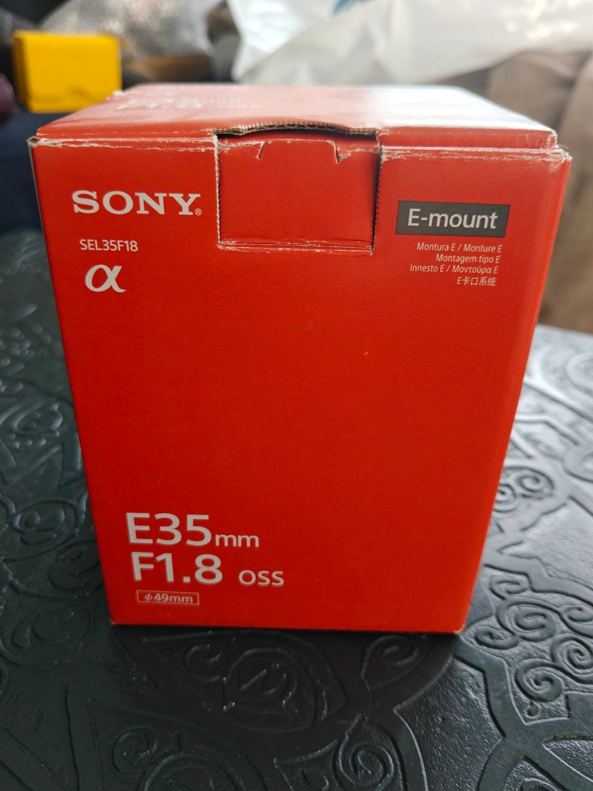 Objectif Sony E35 mm F1.8 OSS (SEL35F18), TV, Hi-fi & Vidéo, Monture Sony E, 35 mm, Lentille standard, Comme neuf