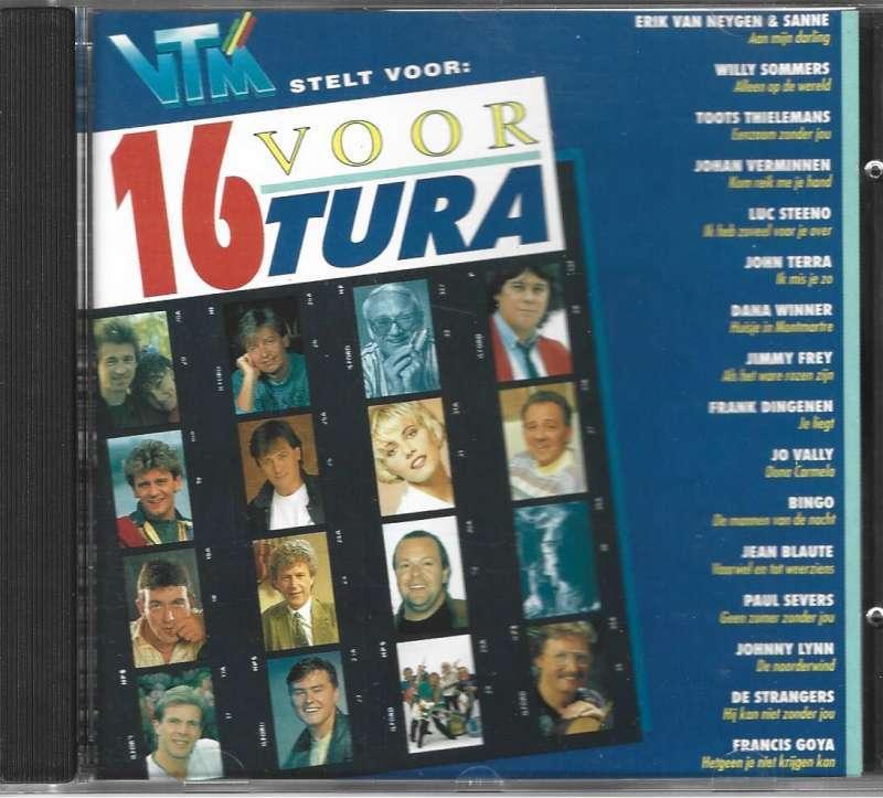 CD 16 Voor Tura, Cd's en Dvd's, Cd's | Nederlandstalig, Ophalen of Verzenden, Zo goed als nieuw, Pop