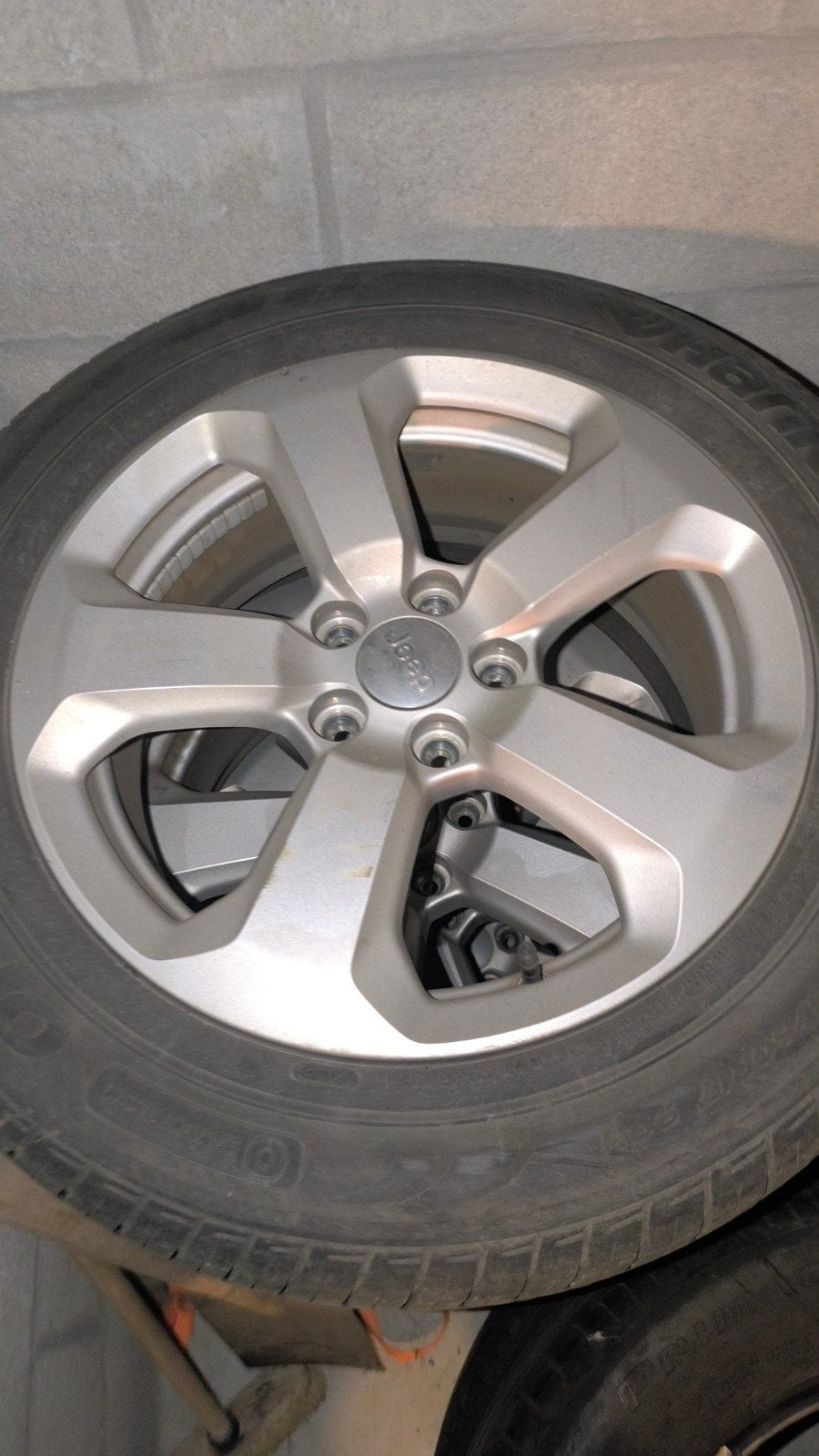 Jeep Compass 17inch alu velgen ( bouwjaar vanaf 2017 ), Autos : Pièces & Accessoires, Pneus & Jantes, Enlèvement, Utilisé, 17 pouces