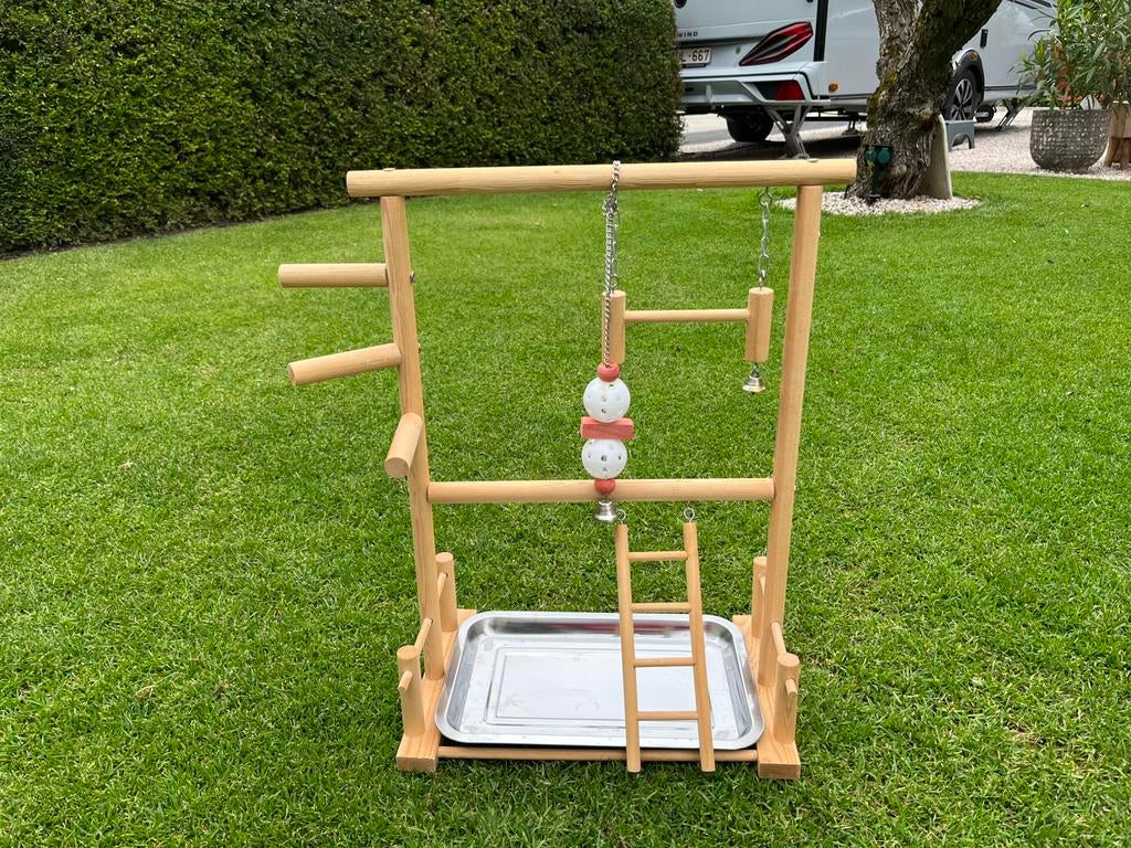 Vogelspeeltuintje €3, Dieren en Toebehoren, Ophalen, Gebruikt, Hout, Overige typen