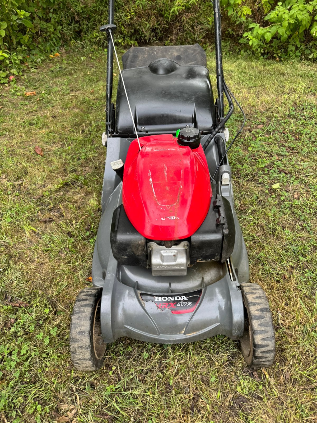 Tondeuse honda HRX 476, Ophalen