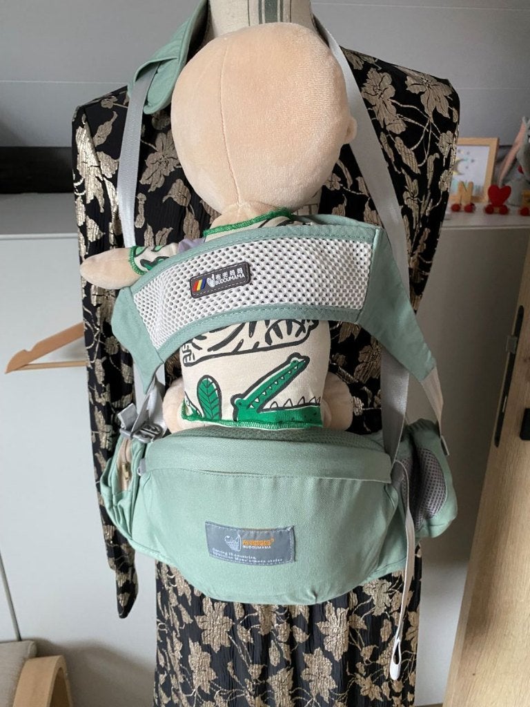 BOUdOUMAMA Ergonomische Babydrager met Heupstoeltje, Enfants & Bébés, Porte-bébés & Écharpe porte bébé, Autres marques, Porte-bébé