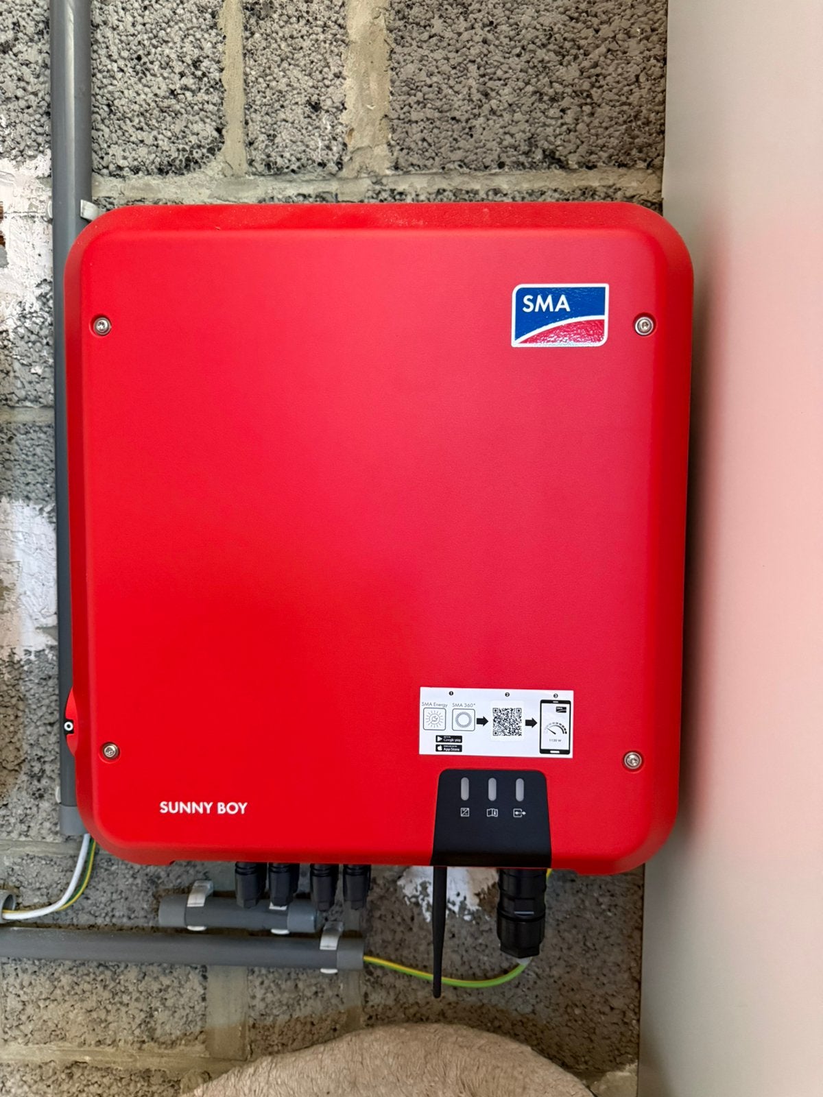 Omvormer SMA Sunny Boy 361AV41, Doe-het-zelf en Bouw, Zonnepanelen en Toebehoren, Ophalen, Zo goed als nieuw
