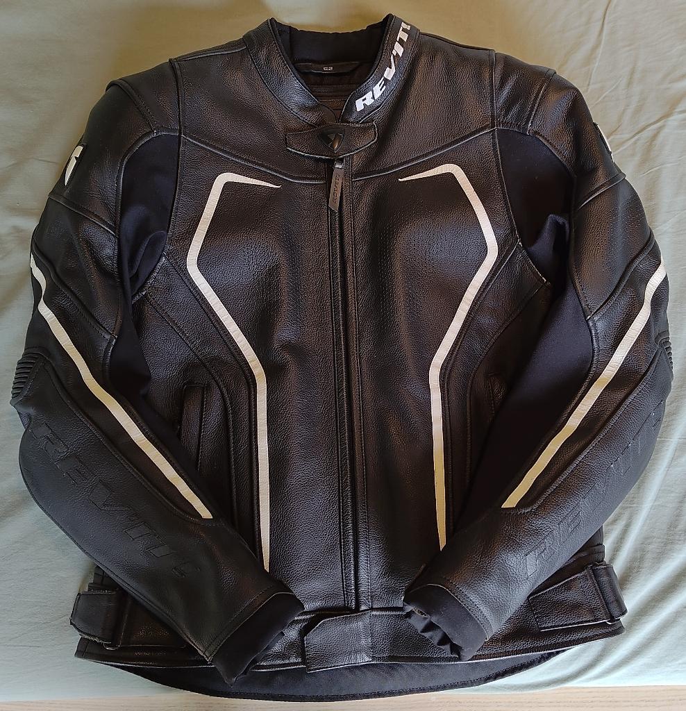 Rev’it! Vertex GT motorjas – Leder Maat 52 – Praktisch nieuw, Motoren, Kleding | Motorkleding, Jas | leer, Heren, Tweedehands