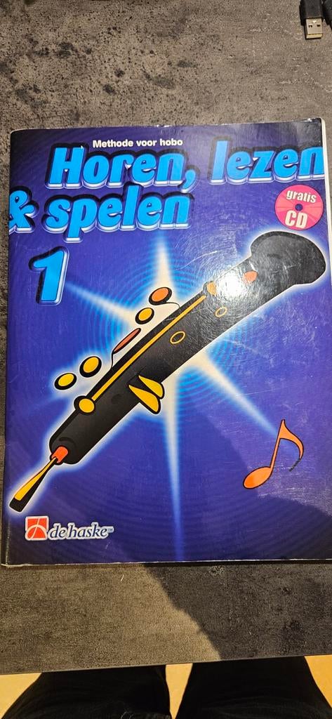 Hoboboek voor beginners met cd, Muziek en Instrumenten, Ophalen, Gebruikt