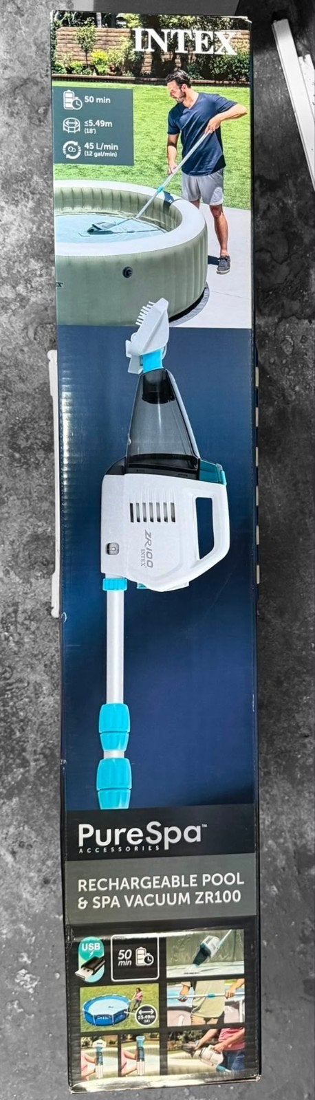 Aspirateur piscine sans fil Intex nouveau garanti 2ans, Jardin & Terrasse, Piscines