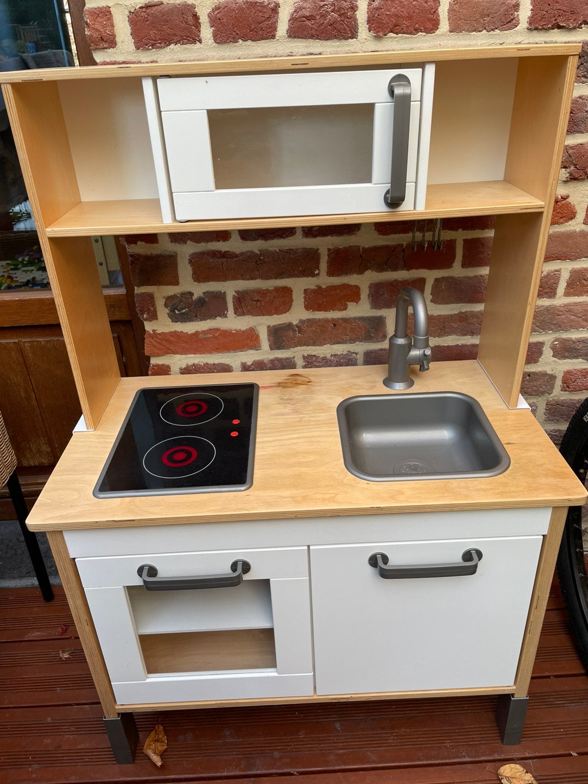 Petite cuisine en bois, Enlèvement, Utilisé, Bois, Jouer à la cuisine