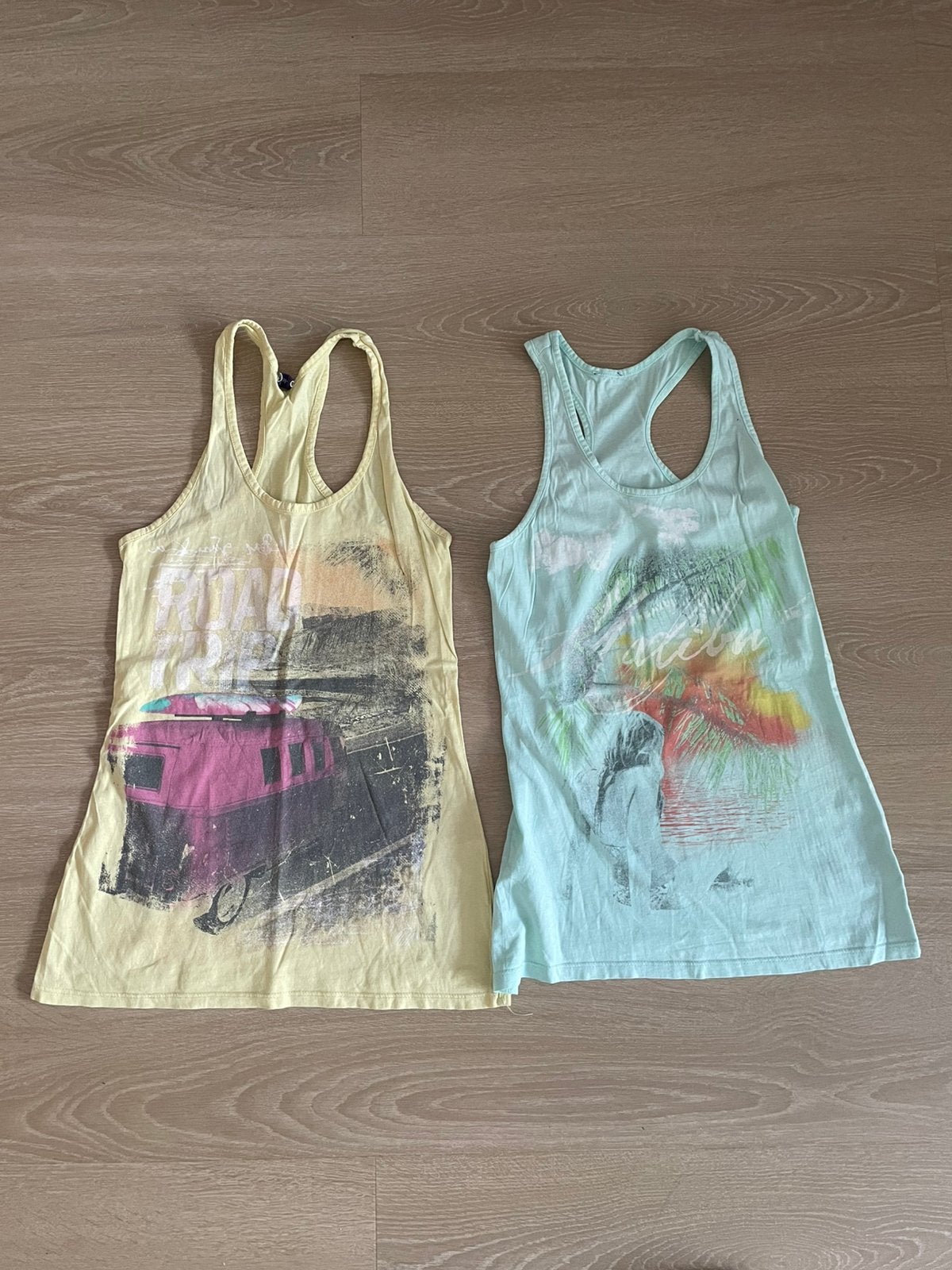Débardeurs Pimkie taille S jaune et menthe., Kleding | Dames, Ophalen, Zo goed als nieuw