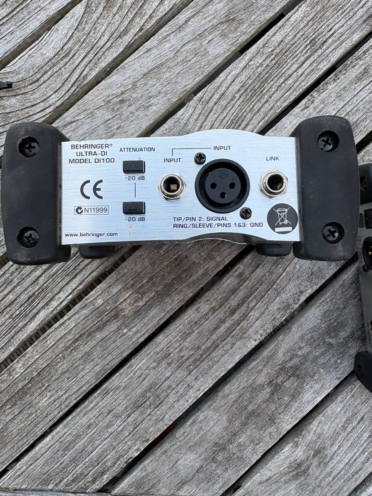 Behringer Ultra DI actief, Audio, Tv en Foto, Professionele apparaten, Ophalen, Zo goed als nieuw