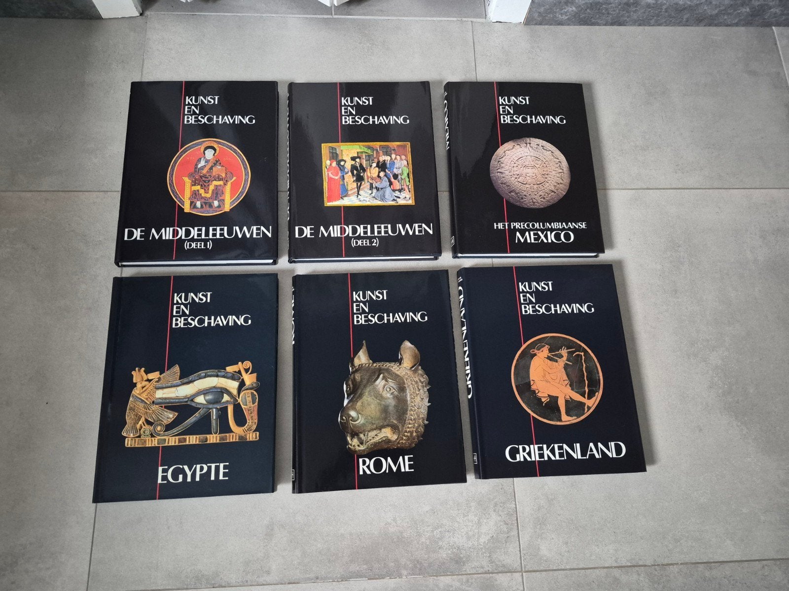 Boeken Kunst en beschaving 6stuks, Ophalen