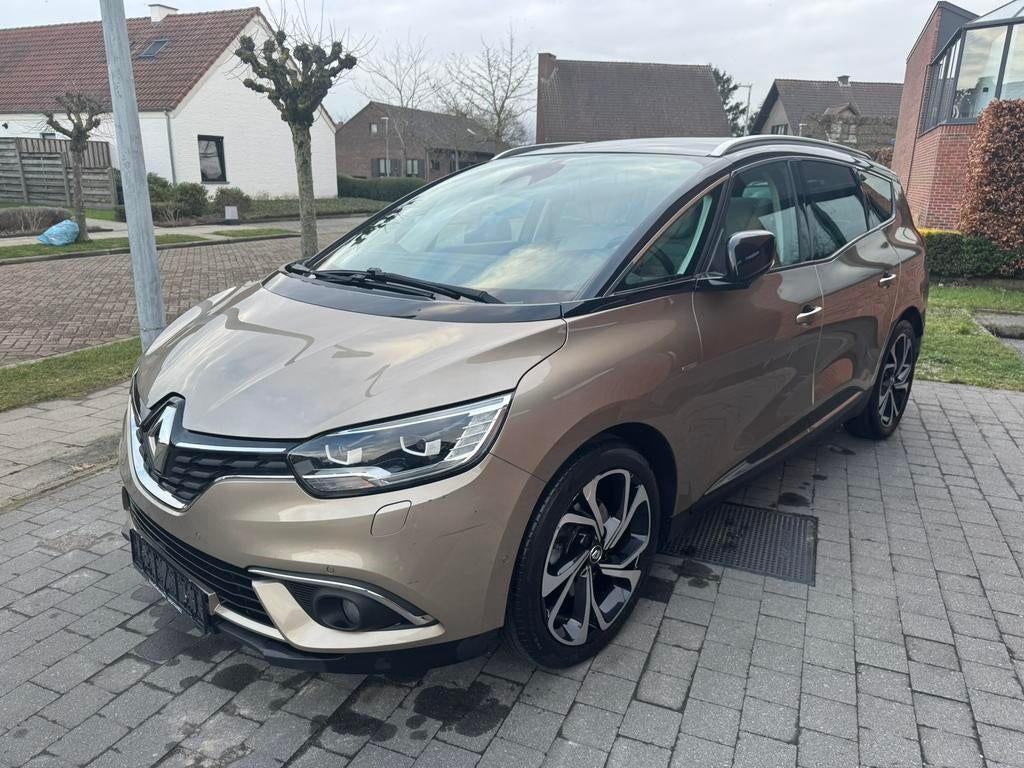 Renault Scenic 1.6 diesel Automaat 7 person, Auto's, Testrit aan huis, Monovolume, 4 cilinders, Leder