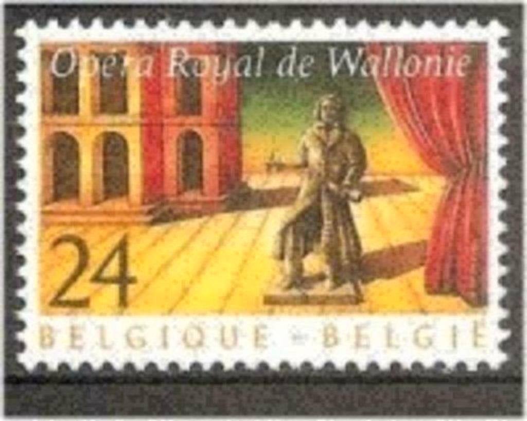 Belgique 1987 - Yvert/OBP 2253 - Opéra de Wallonie (PF), Envoi, Non oblitéré, Neuf, Musique