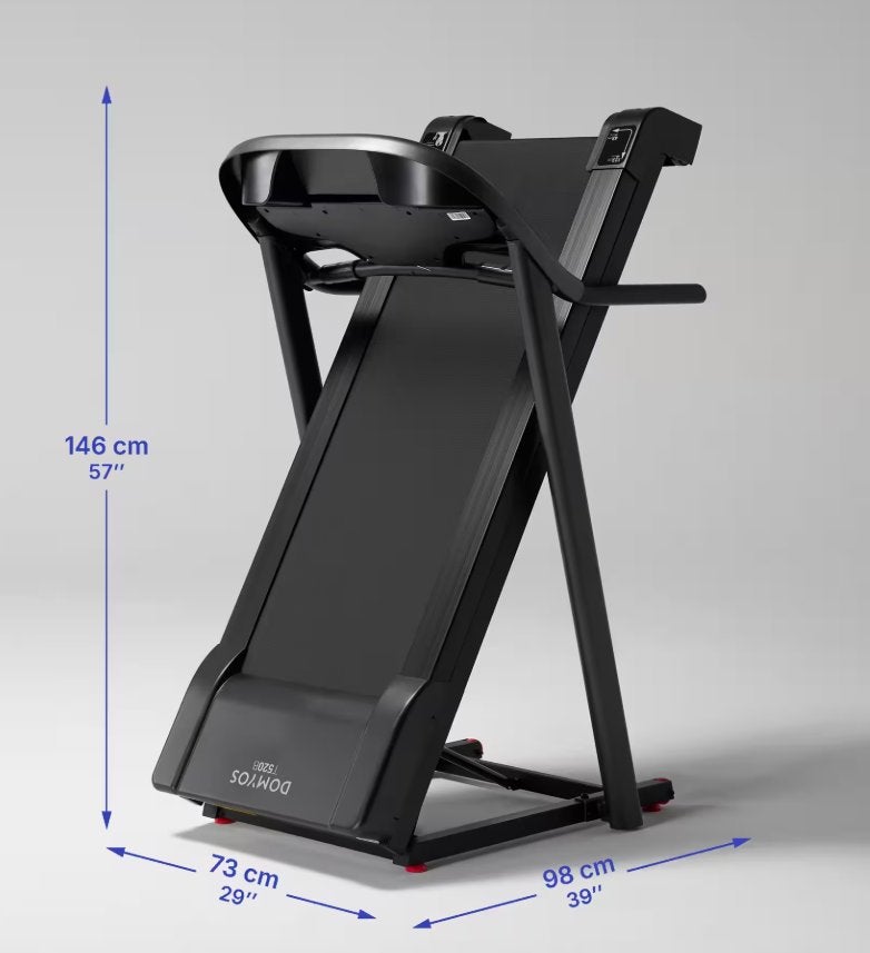 Tapis de course Domyos, Sport en Fitness, Fitnessapparatuur, Ophalen, Benen, Zo goed als nieuw, Metaal