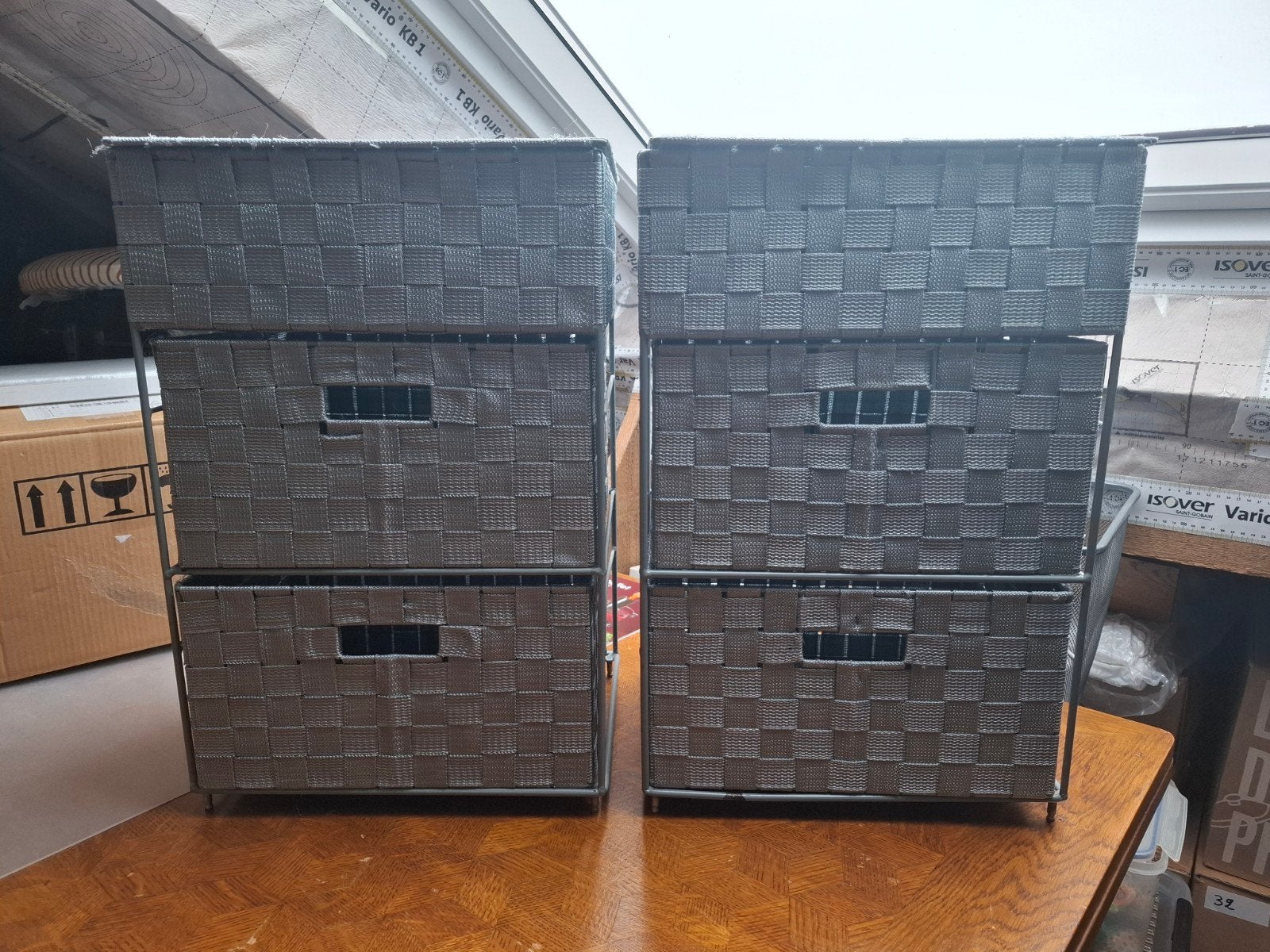 Stoffen kasten met ijzer, Huis en Inrichting, Ophalen, Gebruikt