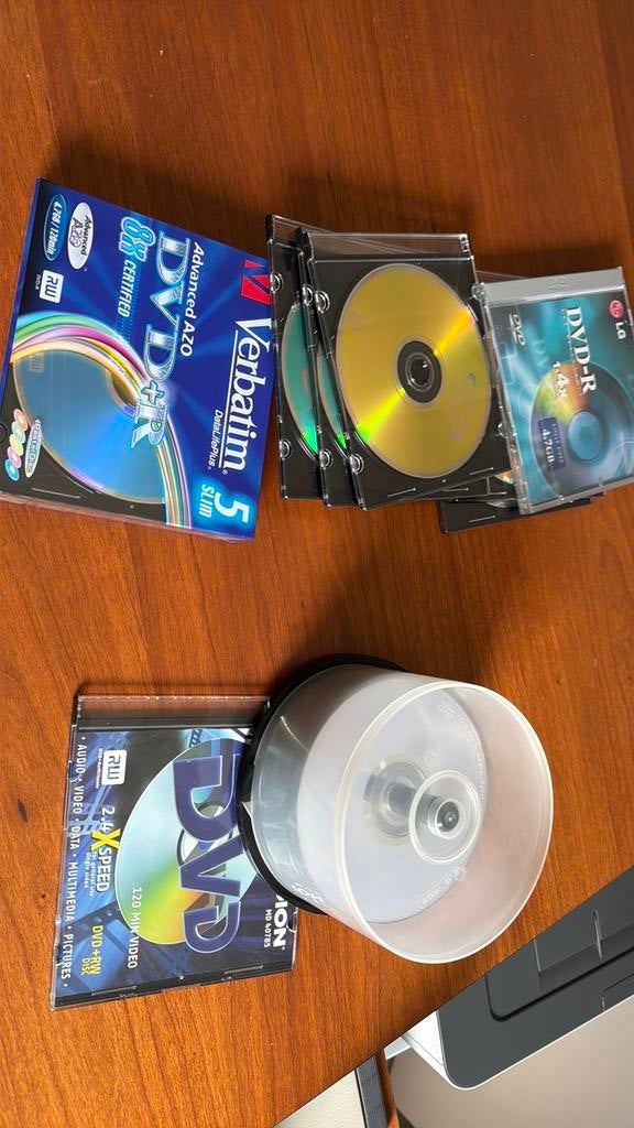 23 DVD-RW et 11 DVD+R, Informatique & Logiciels, Disques enregistrables, Enlèvement ou Envoi, Neuf, Dvd