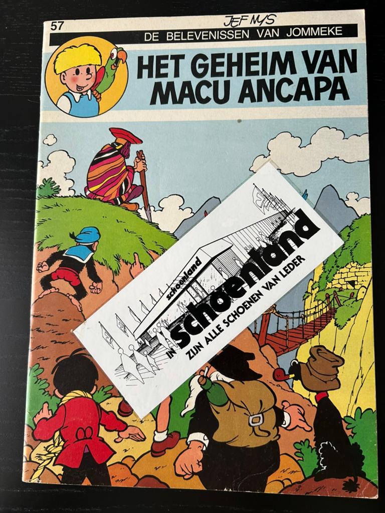 Jommeke Het geheim van Macu Ancapa nr 57 zwart-wit, Boeken, Eén stripboek, Ophalen, Zo goed als nieuw
