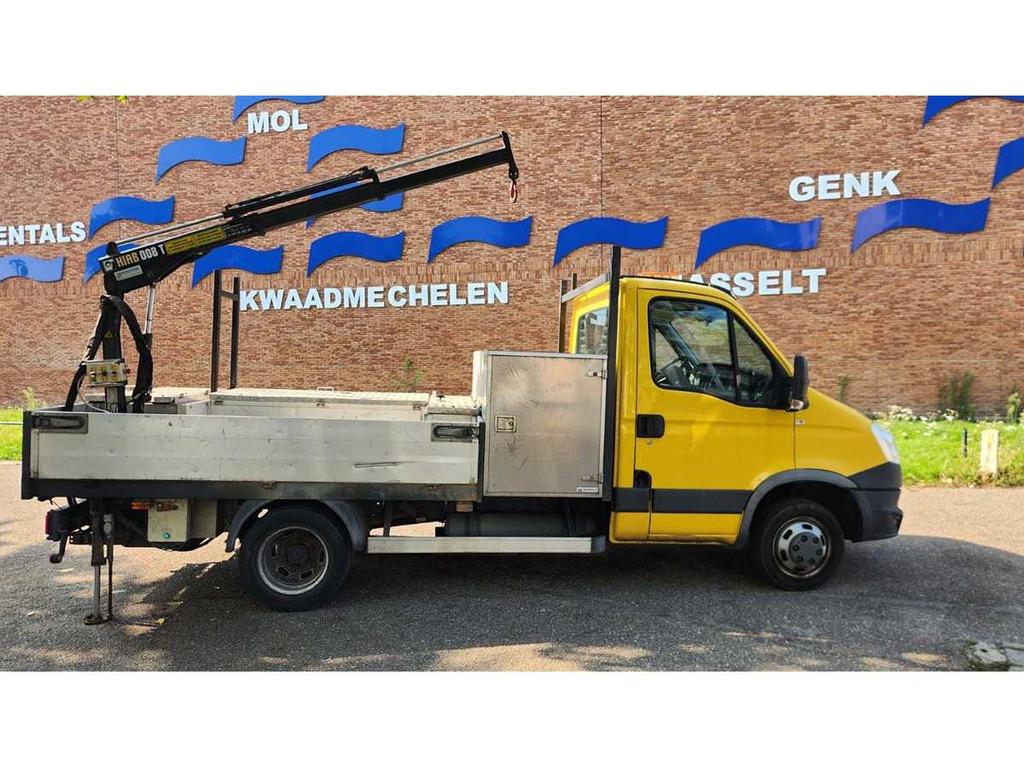 Iveco 40C14G 3.0D 2013 avec grue 111,560 km, Autos, Camions, Achat, Entreprise, Iveco, Autres carburants