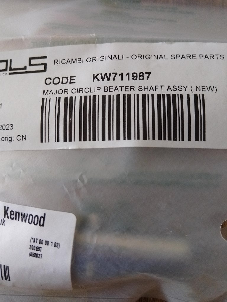 Kenwood major koppelstuk, Ophalen, 4 liter of meer, Nieuw, 3 snelheden of meer