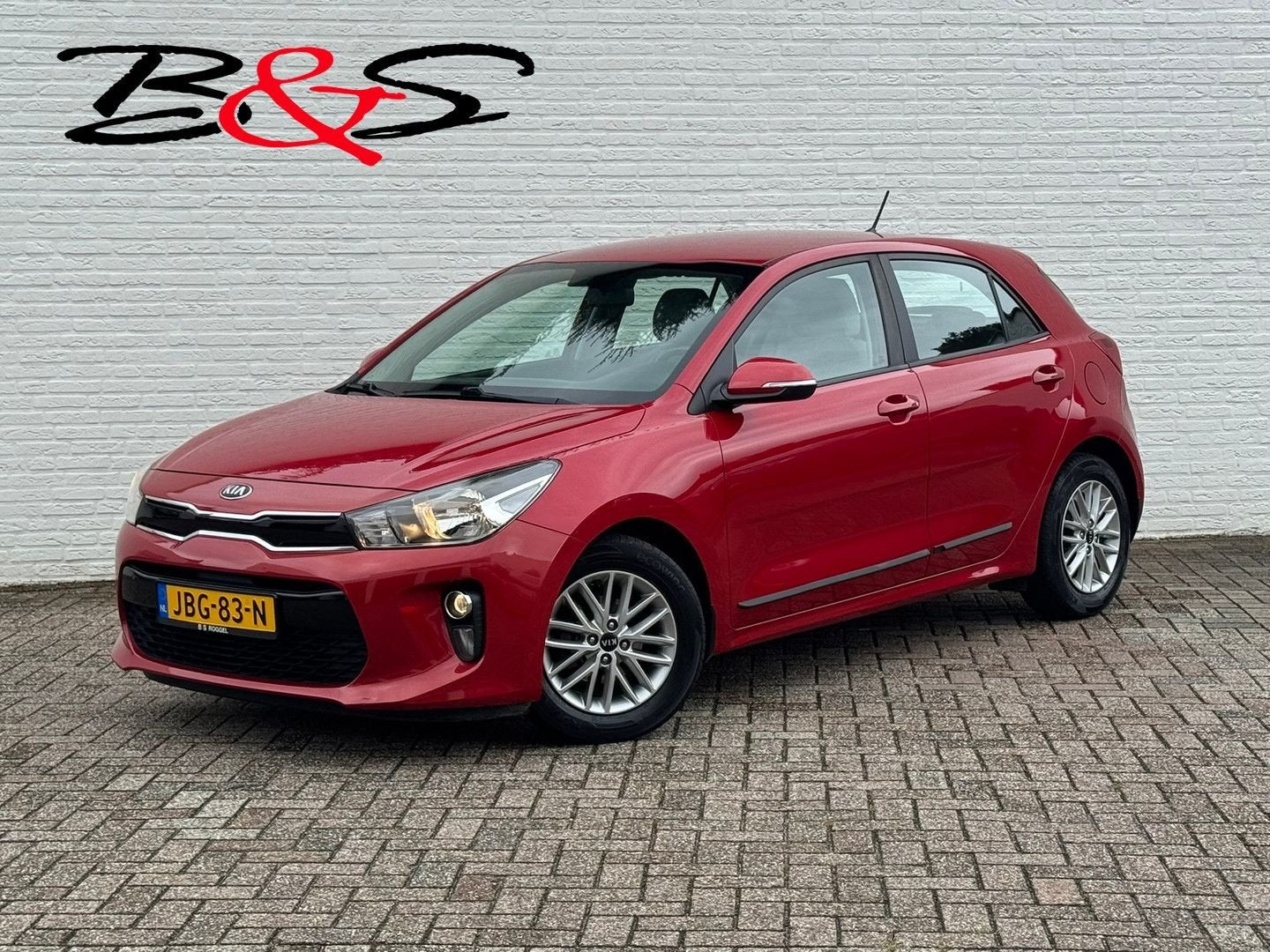 Kia Rio 1.4 ComfortLine Dealer onderhouden Cruise control Ai, Auto's, Automaat, Bedrijf, Grijs, Parkeersensor