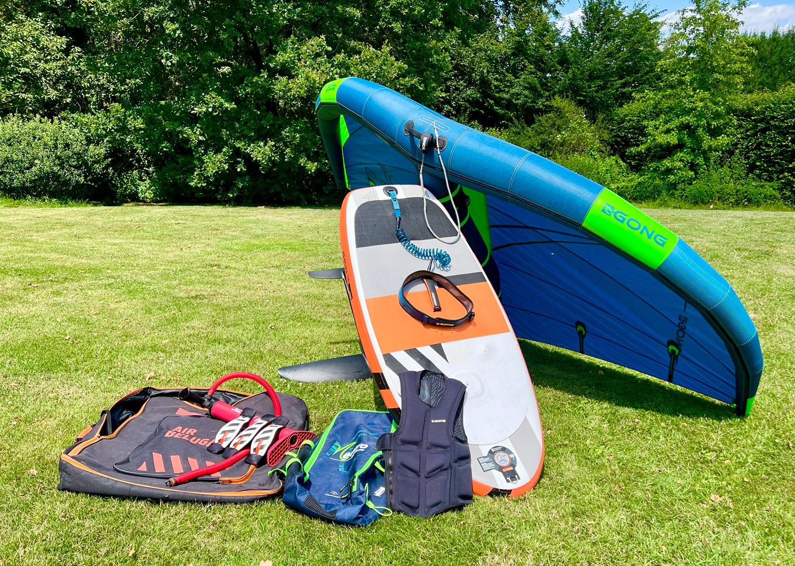 ️ wingfoil Complete beginnersset ️, Sports nautiques & Bateaux, Aile de surf, Utilisé, Pièces de Wingsurf, Enlèvement ou Envoi