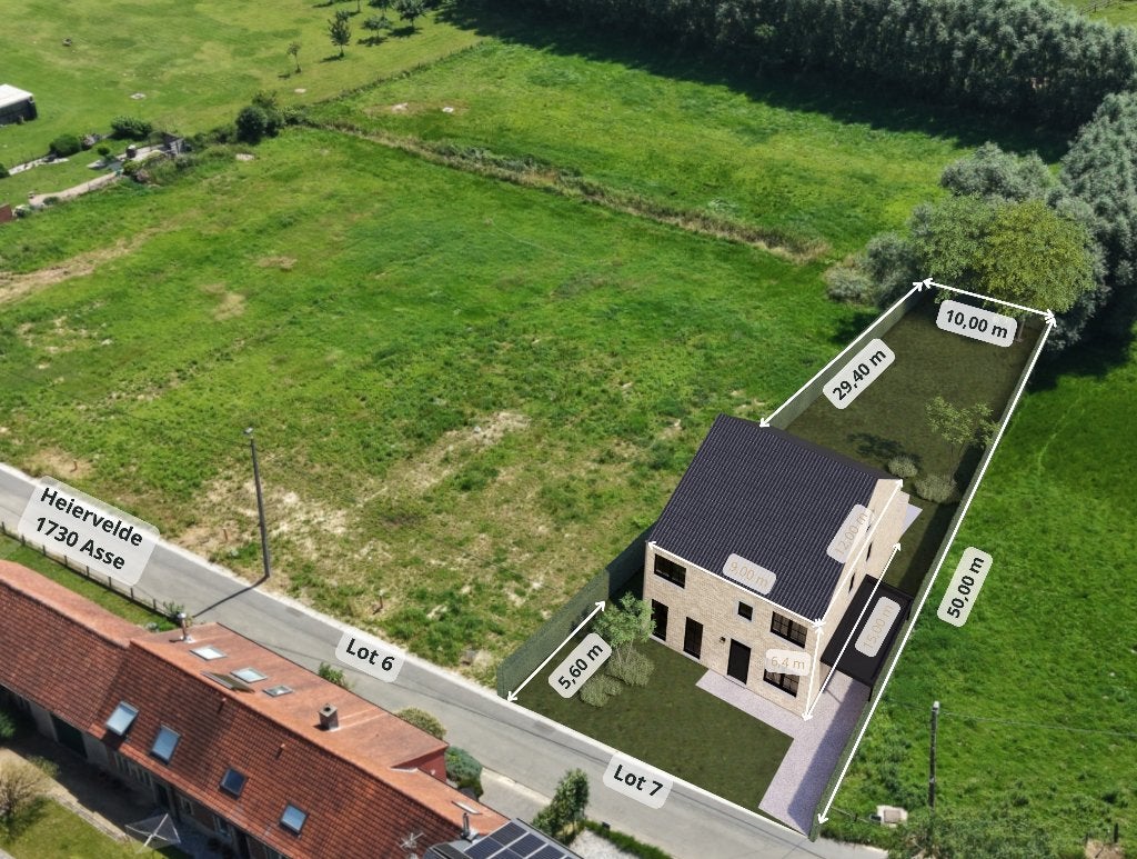 bouwgrond, Asse-Walfergem, Verkoop zonder makelaar, 500 tot 1000 m²