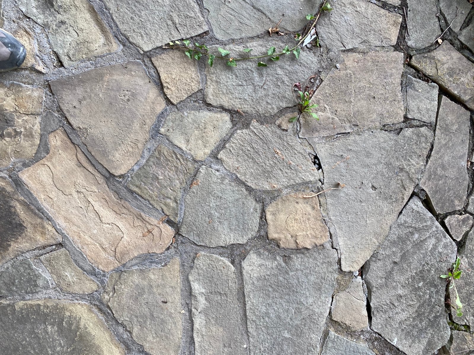 Gres du Condroz breukstenen (recuperatie) FLAGSTONES, Tuin en Terras, Tegels en Klinkers, Ophalen, Gebruikt, Terrastegels, Natuursteen