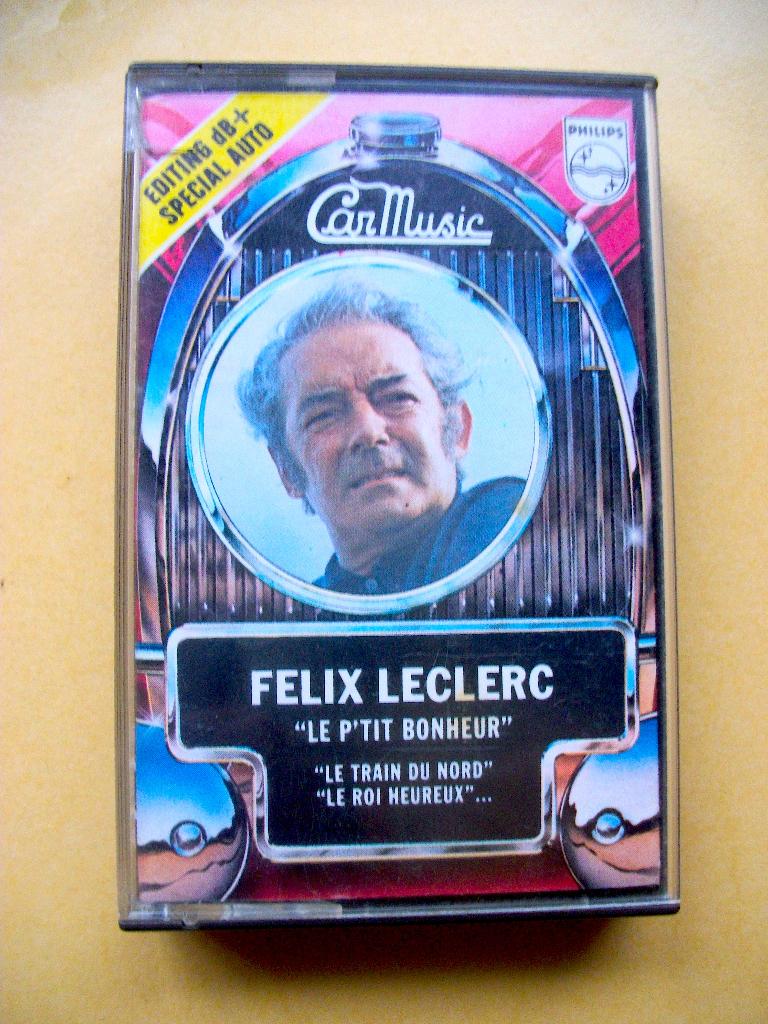 FELIX LECLERC "LE P'TIT BONHEUR" - Cassette Audio Originale, Cd's en Dvd's, Cassettebandjes, Gebruikt, Ophalen of Verzenden, Origineel