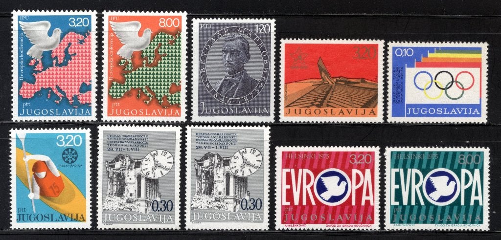 JOEGOSLAVIE Lot 1975 MNH, Verzenden, Joegoslavië, Postfris