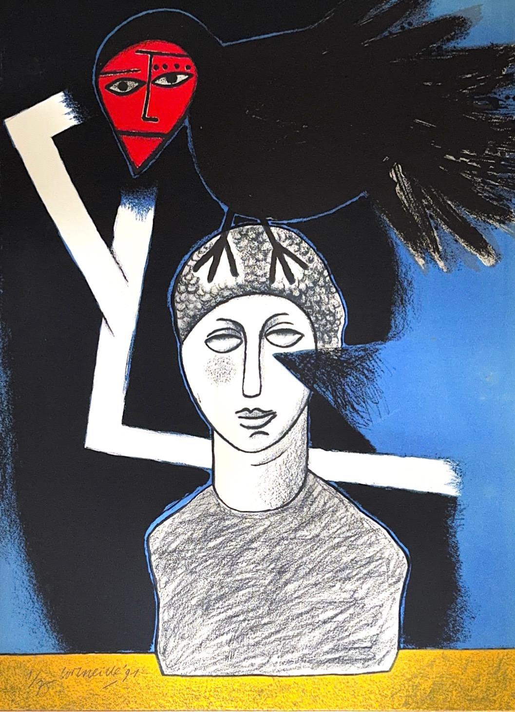 The Raven by corneille, Antiek en Kunst, Ophalen of Verzenden