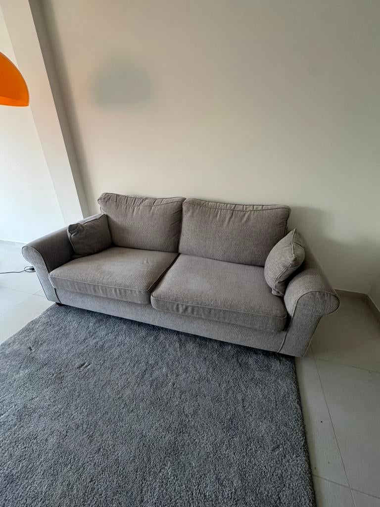 Zetel te koop, Huis en Inrichting, Ophalen, Gebruikt, Kunststof, Zetel voor 2 à 3 personen